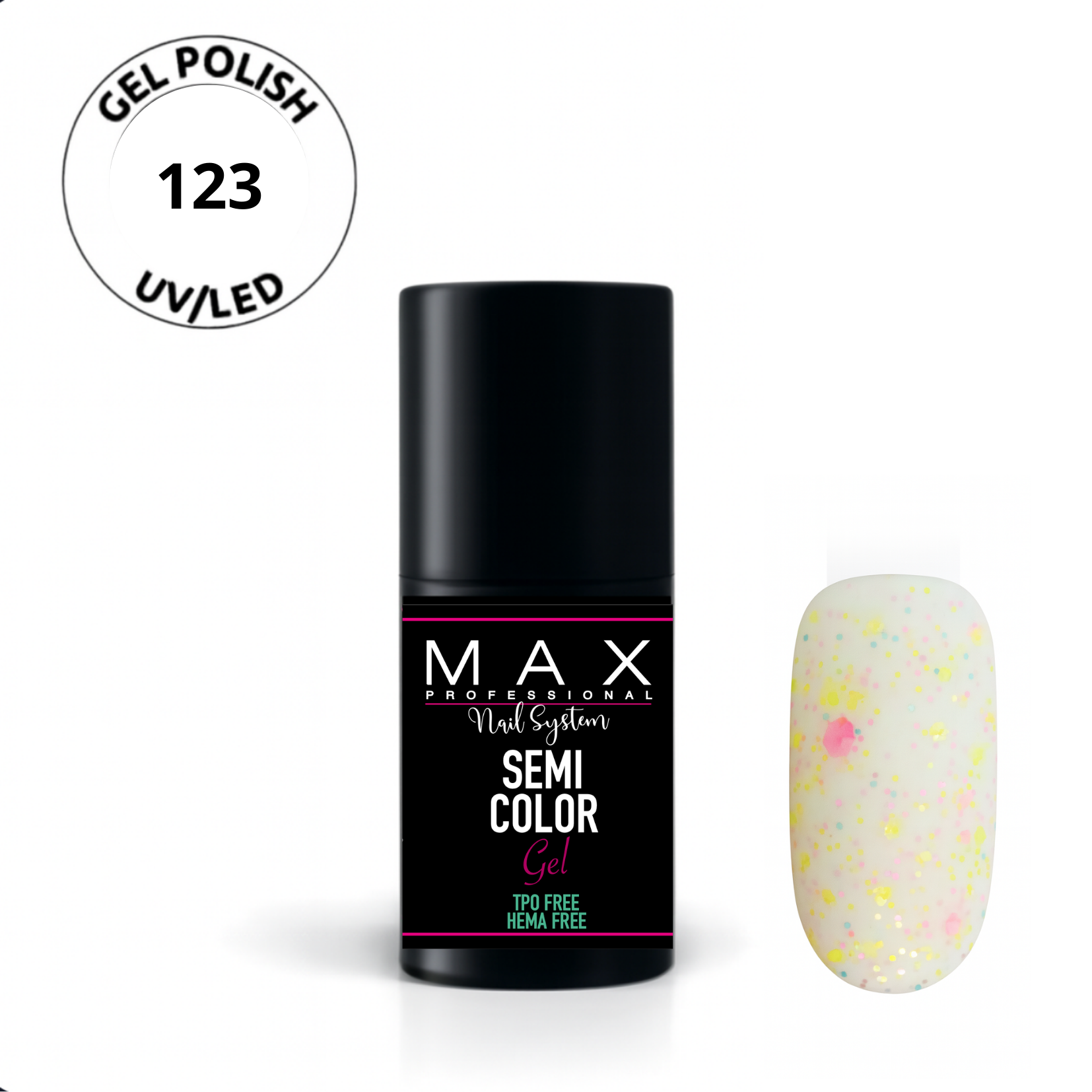 SEMI COLOR GEL 123 8ml