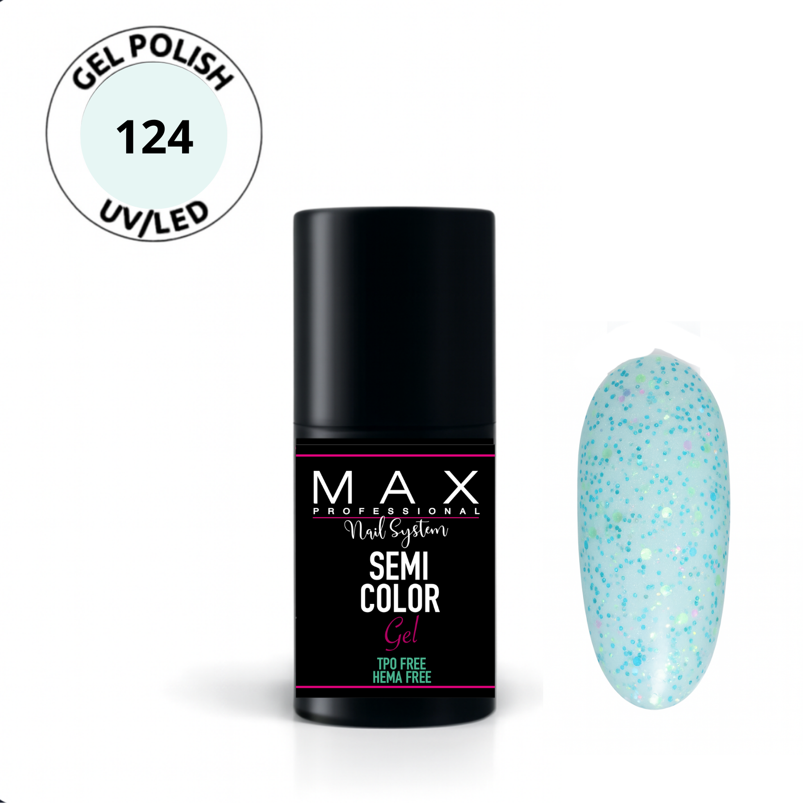 SEMI COLOR GEL 124 8ml