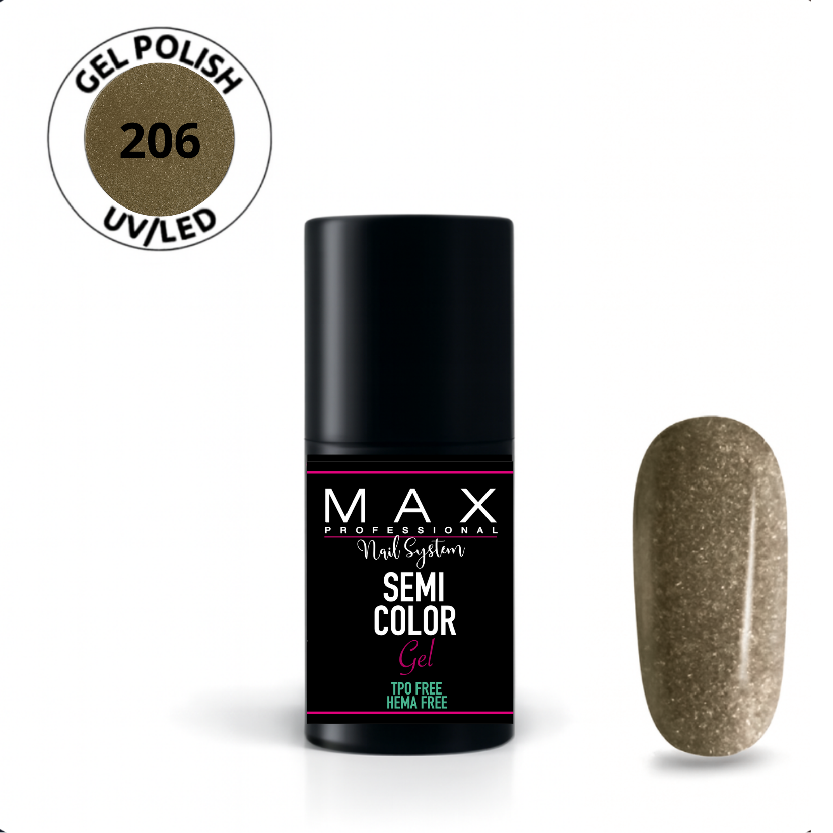 SEMI COLOR GEL 206 8ml