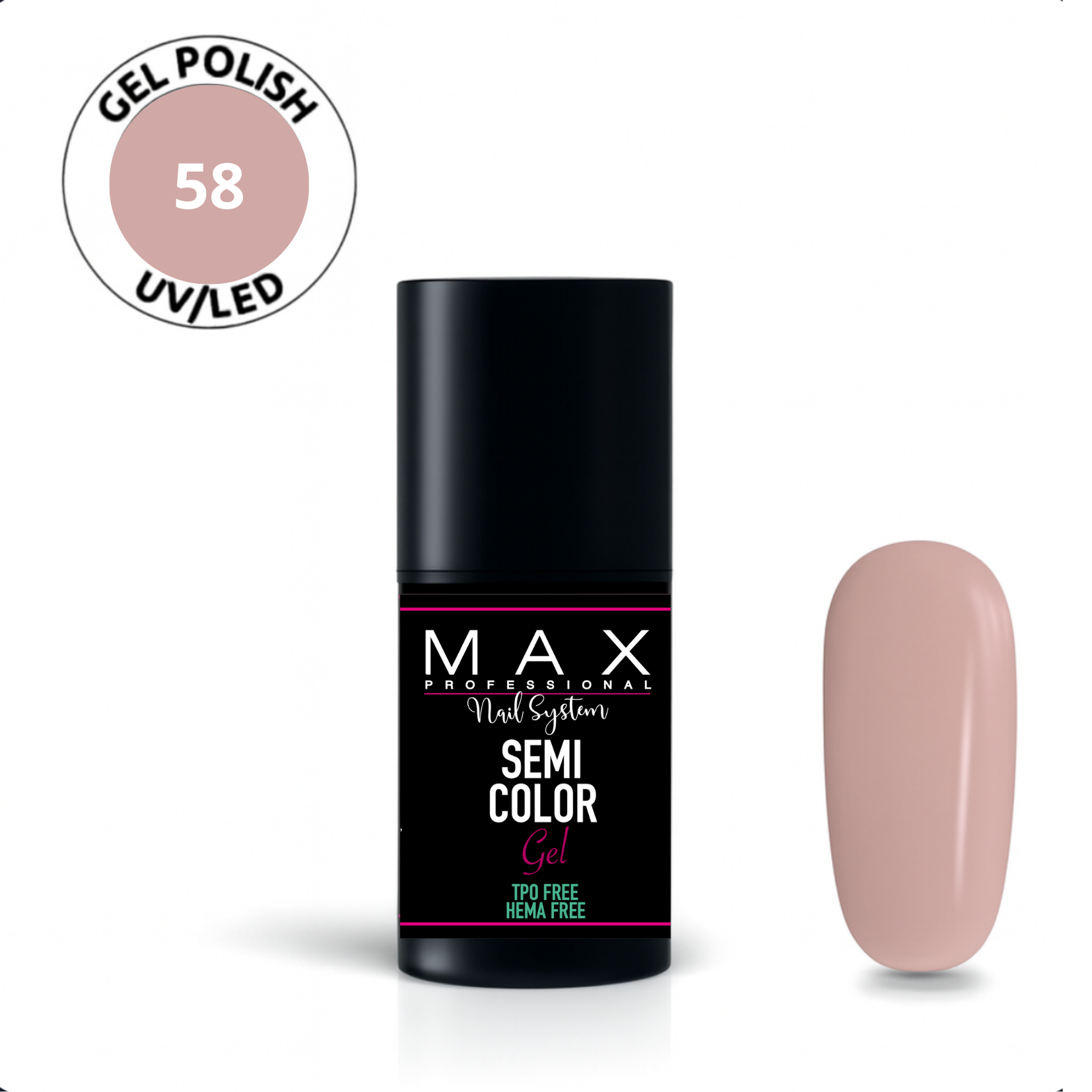 SEMI COLOR GEL 58 8ml
