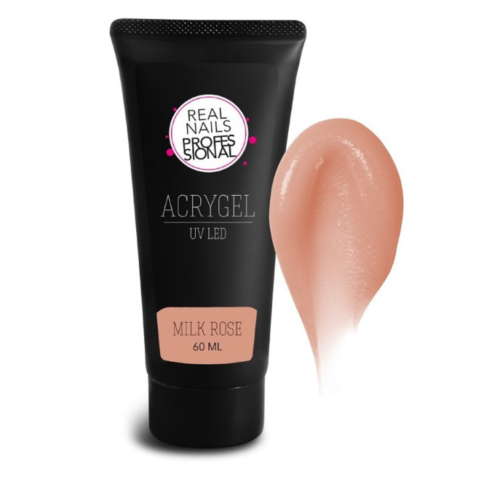 REAL NAILS ACRIGEL MILK ROSE 60ml