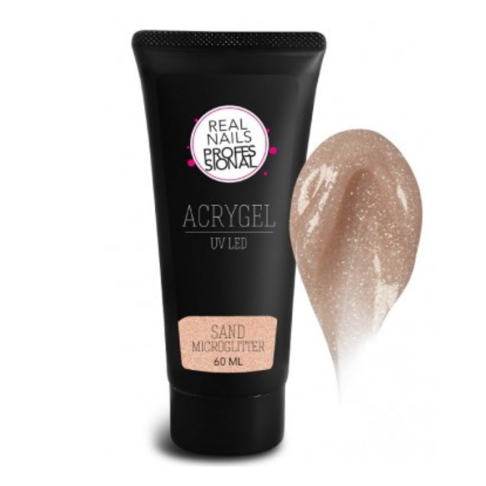 REAL NAILS ACRIGEL SAND MICROGLITTER 60ml